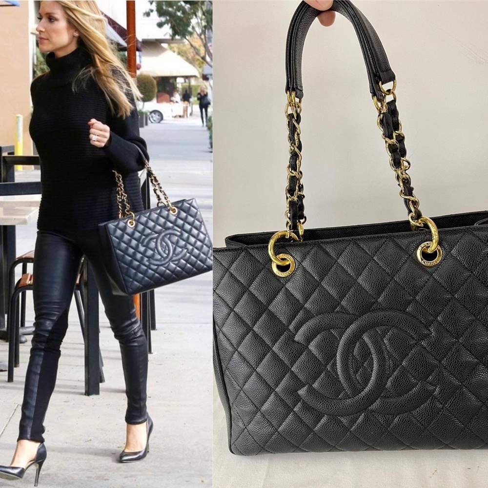 Chanel GST(caviar leather/gold hardware)complete inclusion